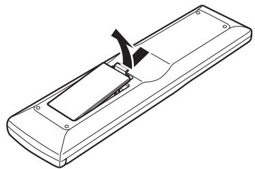 MARANTZ CR-502 - Installation des PILES - 1