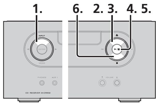 MARANTZ CR-502 - Écoute d'un CD - 1