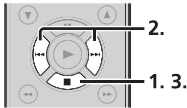 MARANTZ CR-502 - Annulation des PLAGES spécifiées - 1