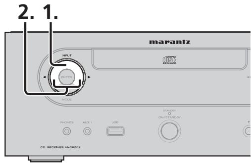 MARANTZ CR-502 - Écoute d'une émission de RADIO - 1