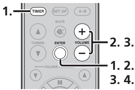 MARANTZ CR-502 - Réglage de l'heure - 1