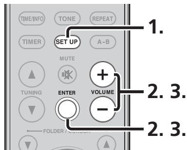 MARANTZ CR-502 - Réglage des caractéristiques de l'ampli (enceinte a, b) - 2