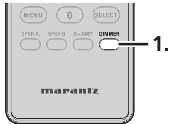 MARANTZ CR-502 - Réglage de l'équilibre gauchedroite - 1
