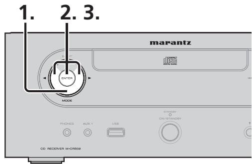 MARANTZ CR-502 - Attribution d'un nom aux stations de RADIO enregistrées - 3
