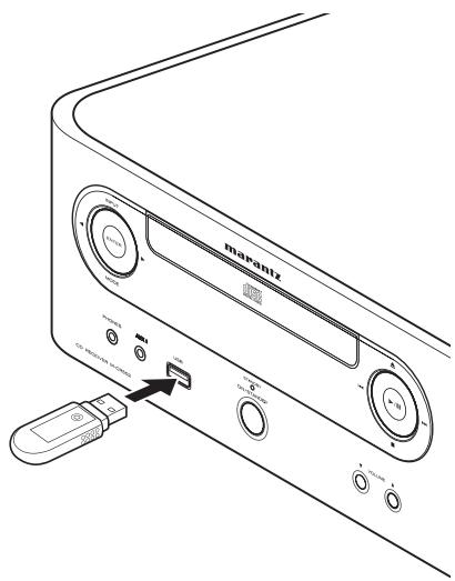 MARANTZ CR-502 - Raccordement de périphériques USB - 1