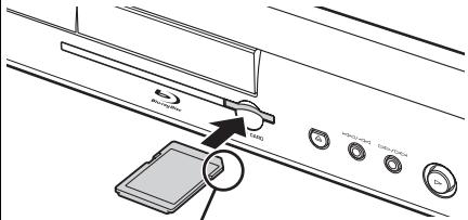 YAMAHA BDS-2900 - Insertion d'une carte - 1