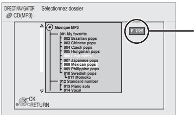 YAMAHA BDS-2900 - MP3 lecture d'une piste dans un autre dossier - 1
