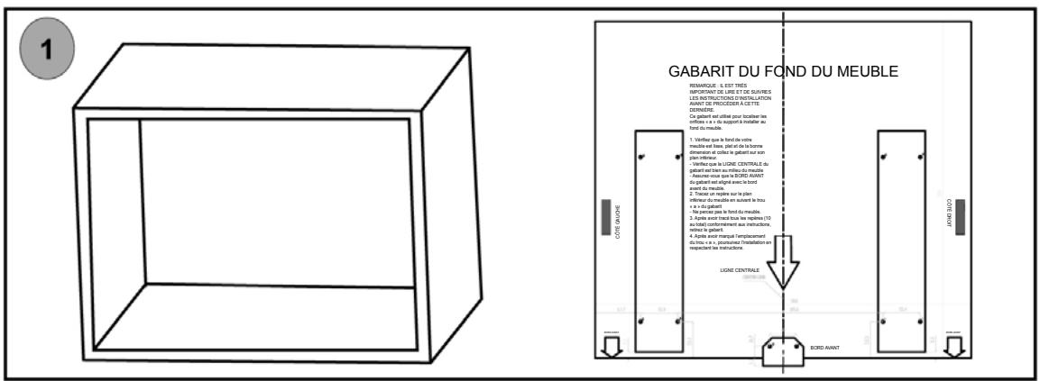 INDESIT MWI 222.1 X INOX - Préparation du meuble - 1