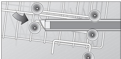 AIRLUX LV 300 - Modifier la hauteur des paniers - 3