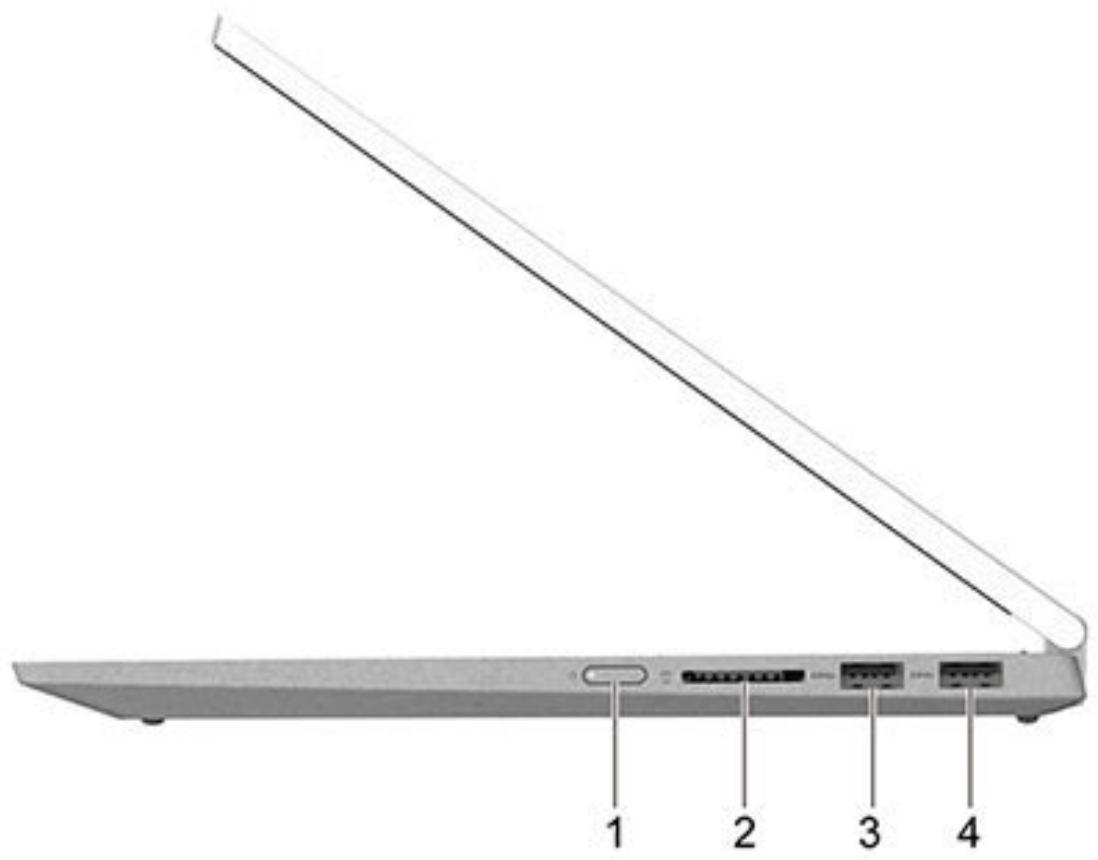 LENOVO IdeaPad Flex 5 14ALCO5 - Vue du côté droit - 1