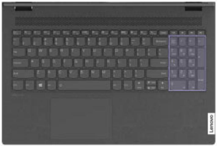 LENOVO IdeaPad Flex 5 14ALCO5 - Pavé numérique - 1