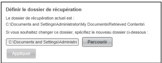 WESTERN DIGITAL WDBMTAOO20BBK-EE - Définition d'un autre dossier de contenus récapitulés - 1