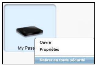 WESTERN DIGITAL WDBMTAOO20BBK-EE - Déconnexion du lecteur en toute sécurité - 2