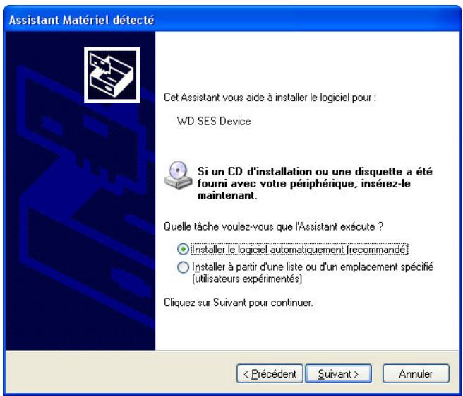 WESTERN DIGITAL WDBMTAOO20BBK-EE - Installation du pilote automatiquement - 2