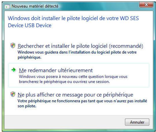 WESTERN DIGITAL WDBMTAOO20BBK-EE - Installation du pilote automatiquement - 1