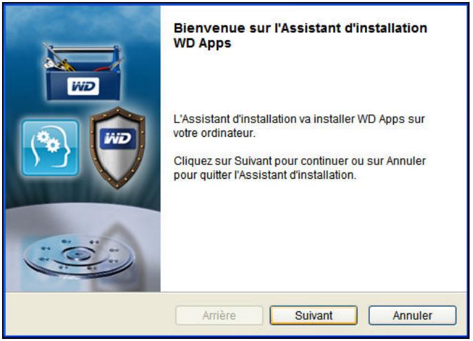 WESTERN DIGITAL WDBMTAOO20BBK-EE - Prise en main du logiciel WD - 1