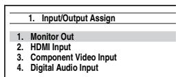 ONKYO HT-S9405 - Menu de configuration OSD - 1