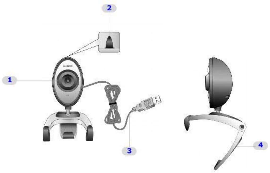 CREATIVE WebCam Live - Pour la messagerie instantanée par vidéo - 1
