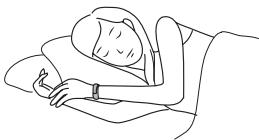 HUAWEI TALKBAND B1 BK - Contrôle du sommeil - 1