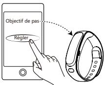 HUAWEI TALKBAND B1 BK - Configuration des objectifs d'exercice - 1