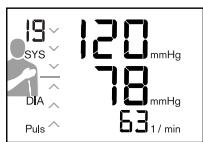 BRAUN BP2510 - Rappel des valeurs mémorisées - 2