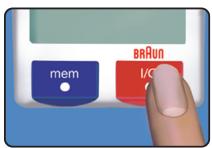 BRAUN BP2510 - Prise des mesures - 2