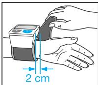 BRAUN BP2510 - Prise des mesures - 1