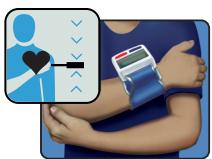 BRAUN BP2510 - Prise des mesures - 4