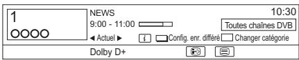 PANASONIC DMR-BWT745 - Enregistrement différé à partir des informations de la chaîne - 1