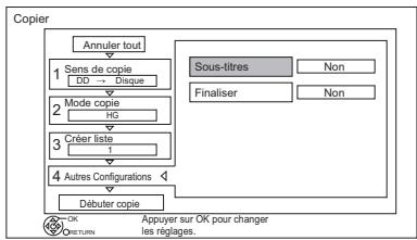 PANASONIC DMR-BWT745 - Configurez les autres paramètres. - 1