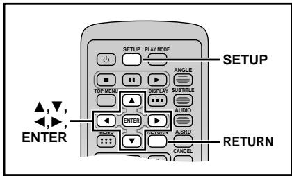 PANASONIC DVD LV 50 ARGENT - Modification des réglages - 1