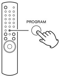 TEAC CR-H500NT B - Appuyez à l'arrêt sur la touche program. - 1