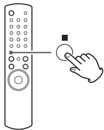 TEAC CR-H500NT B - Pour arrêter l'enregistrement - 1