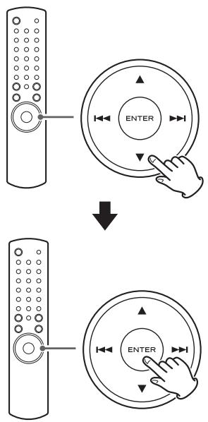 TEAC CR-H500NT B - Appuyez sur la touche ENTER. - 3