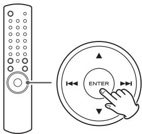 TEAC CR-H500NT B - Appuyez sur la touche ENTER. - 1