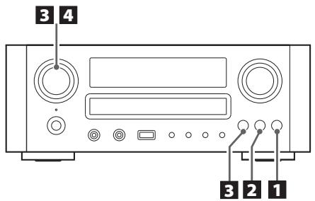 TEAC CR-H500NT B - Pour désactiver le réglage automatique d'horloge, maintenez la touche RDS enfoncée plus de 8 secondes. - 3