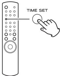 TEAC CR-H500NT B - Appuyez sur la touche TIME SET. - 1