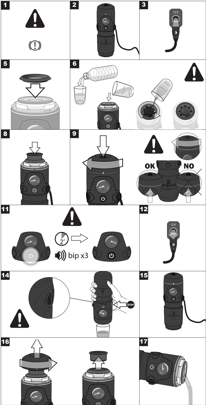 HANDPRESSO AUTOSET4292758 - Mode d'emploi - 1