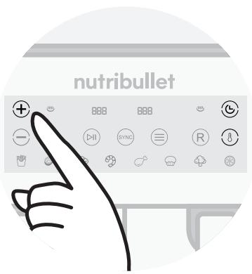 NUTRIBULLET NBA081B - OM DE KOOKTEMPERATUUR/--TIJD HANDMATIG IN TE - 2