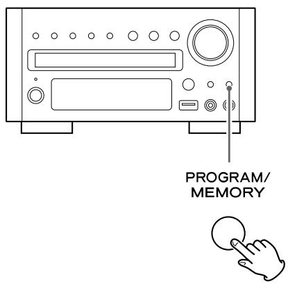 TEAC DR-H338IS - Préréglage manuel des mémoires - 1