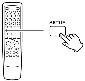 TEAC DR-H338IS - Appuyez sur la touche SETUP. - 1