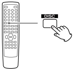 TEAC DR-H338IS - Si une autre source est sélectionnée, appuyez sur la touche DISC pour sélectionner "DISC source". - 1