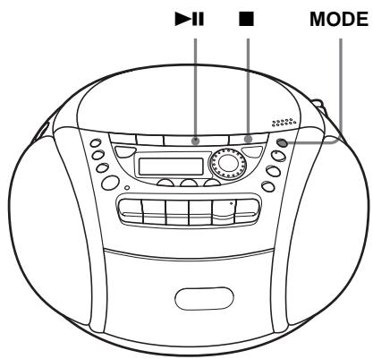 SONY CFD-E95 - Wiedergeben von Titeln in willkürlicher Reihenfolge (Shuffle Play) - 1