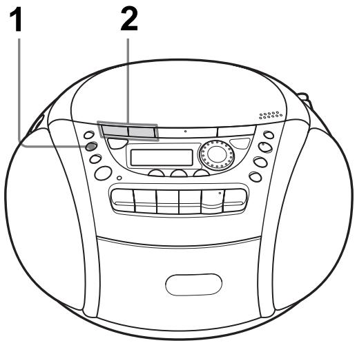 SONY CFD-E95 - Ecouter la radio - 1