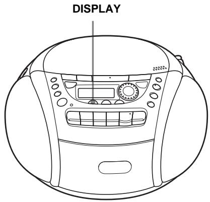 SONY CFD-E95 - Utilisation de la fenêtre d'affichage - 1
