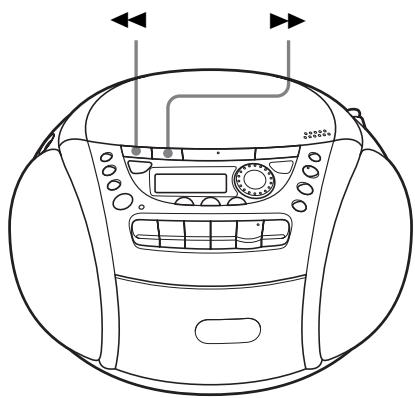SONY CFD-E95 - Localisation d'un passage spécifique dans une plage - 1