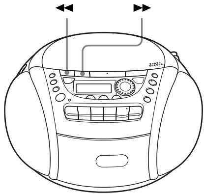 SONY CFD-E95 - Ansteuern einer bestimmten Stelle in einem Titel - 1