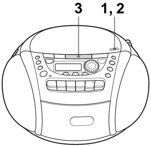SONY CFD-E95 - Wiedergeben einer CD - 1