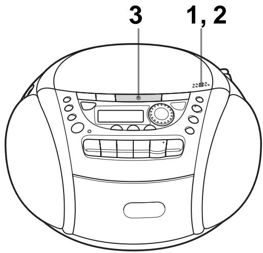 SONY CFD-E95 - Lecture d'un CD - 1