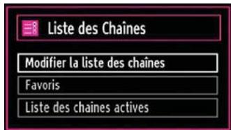 WINDSOR WD4212T - Gestion des chaînes : liste des chaînes - 1